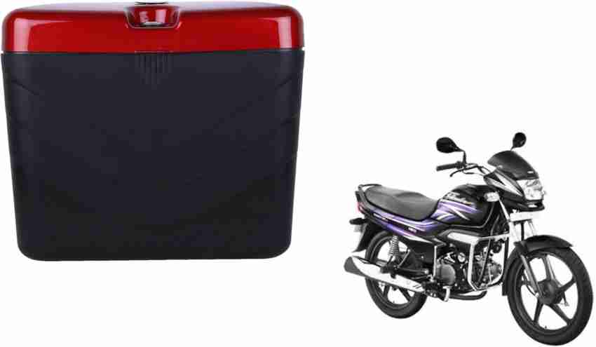 AutoVHPR Luggage Box Black Red Plastic Motorbike Saddlebag Price