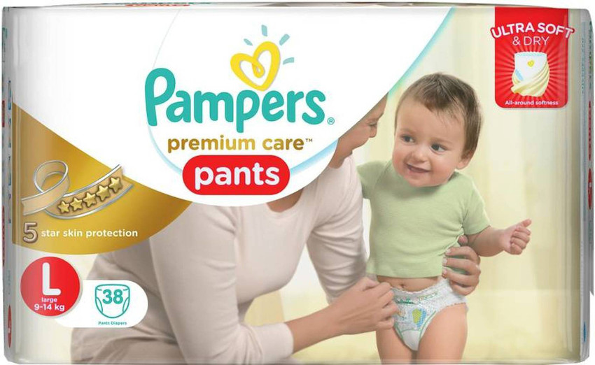 Pampers Premium Care L 38 Pants Diaper L Buy 1 Pampers Pant