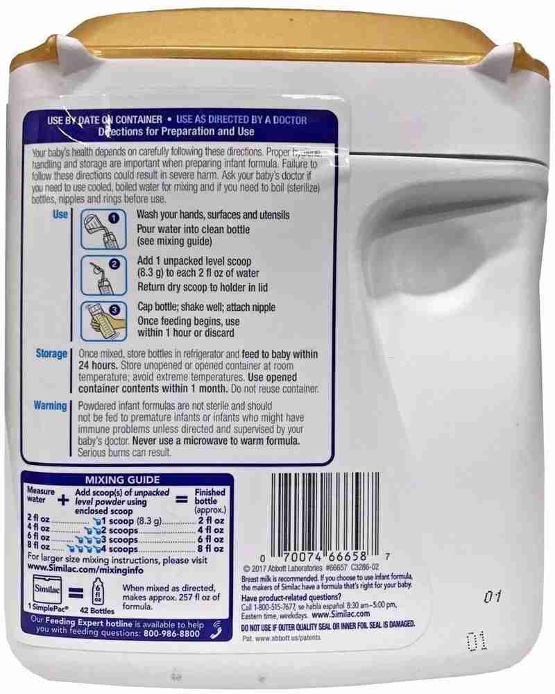 Similac pro advance 34 oz sales