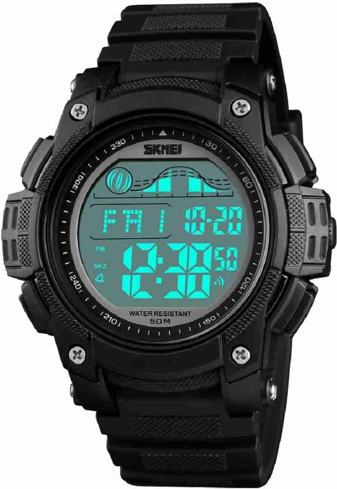 Buy SKMEI Digital Watch For Men 1372 Black Chronograph Digital Sports Online at Best Prices in India Flipkart