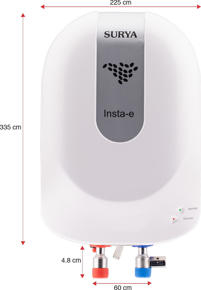 SURYA 3 L Instant Water Geyser (Insta-e, White) Price in India - Buy SURYA  3 L Instant Water Geyser (Insta-e, White) online at Flipkart.com