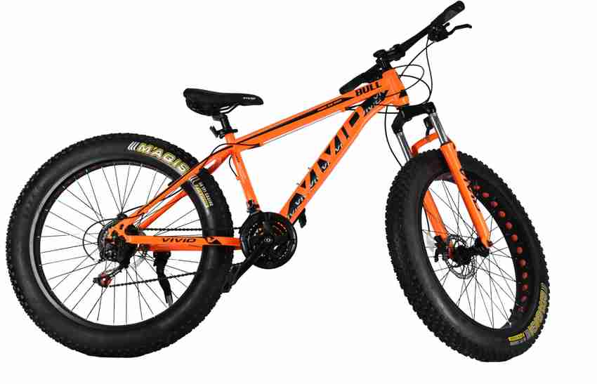 VIVID Bull Front Suspension Dual Disc Brake Fat Bike For Adults