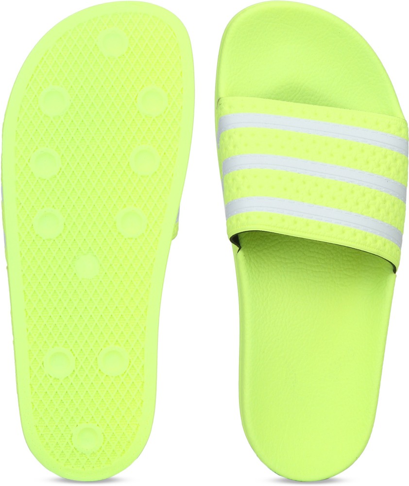 Adidas neon flip hotsell flops