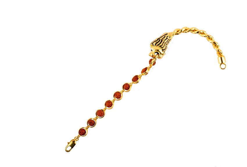 SRK Forming Brass Gold-plated Bracelet Price in India - Buy SRK