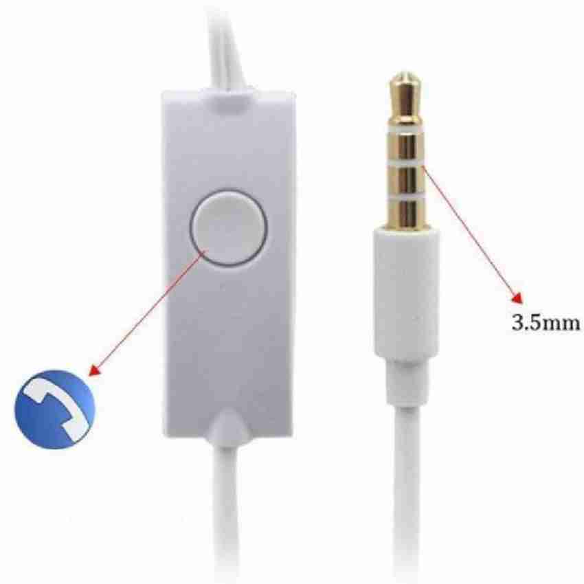 SHOWKING Latest Handsfree compatible Samsung YS and all Android Mobile 3.5mm jack Earphone All smartphones. Wired Headset with Mic White On the Ear Earphone Cable Organizer Price in India Buy SHOWKING