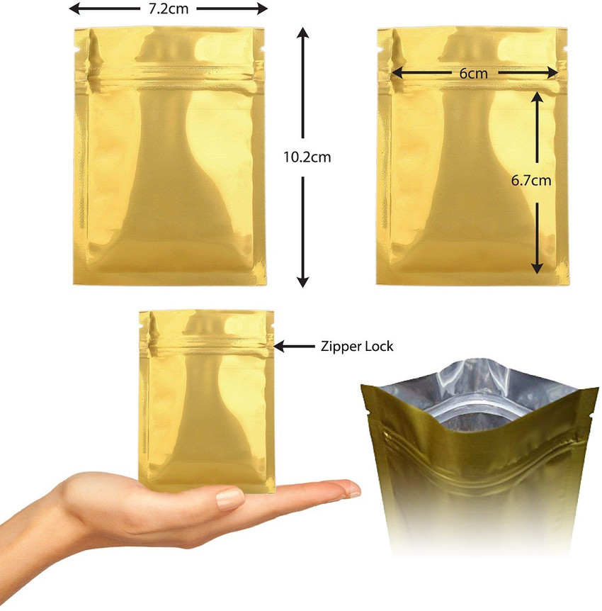 Foil ziplock bags deals