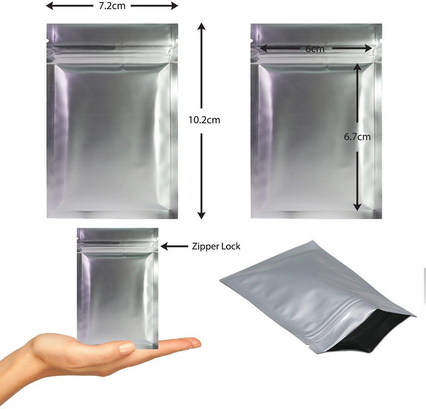 Foil zip 2025 lock bags