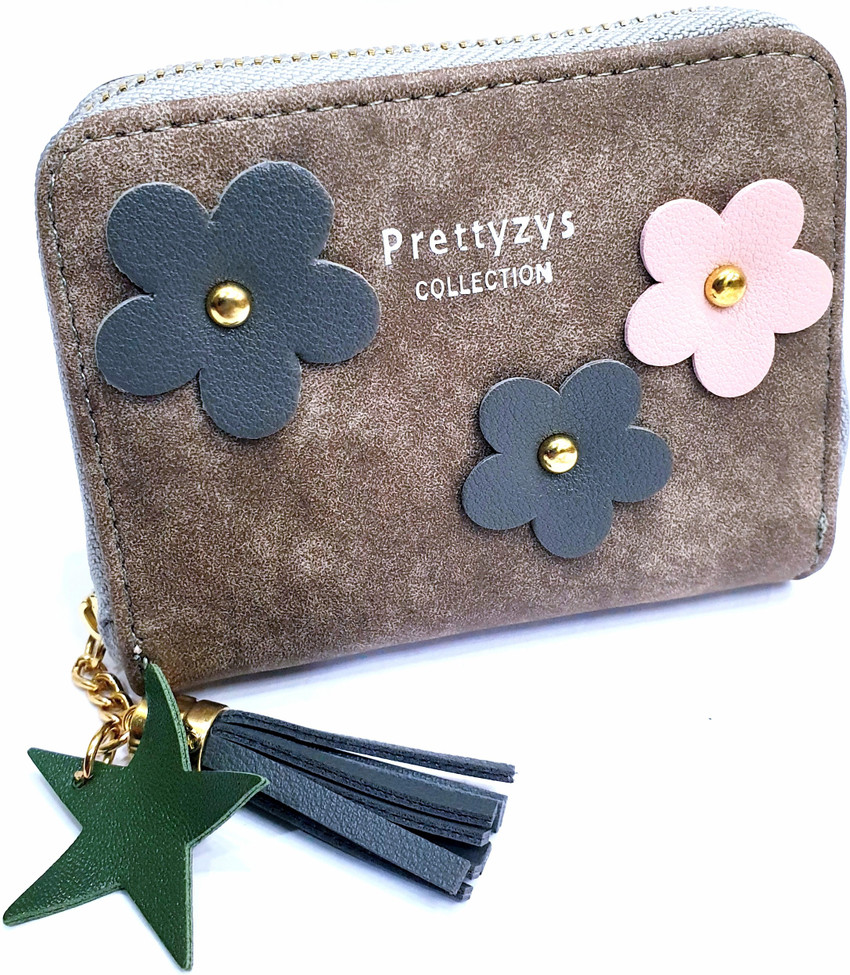 prettyzys collection Girls Casual Brown Artificial Leather Wallet