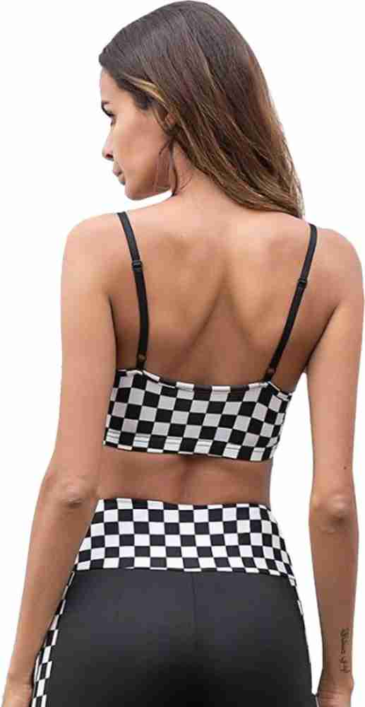 Checkered Sport Bra