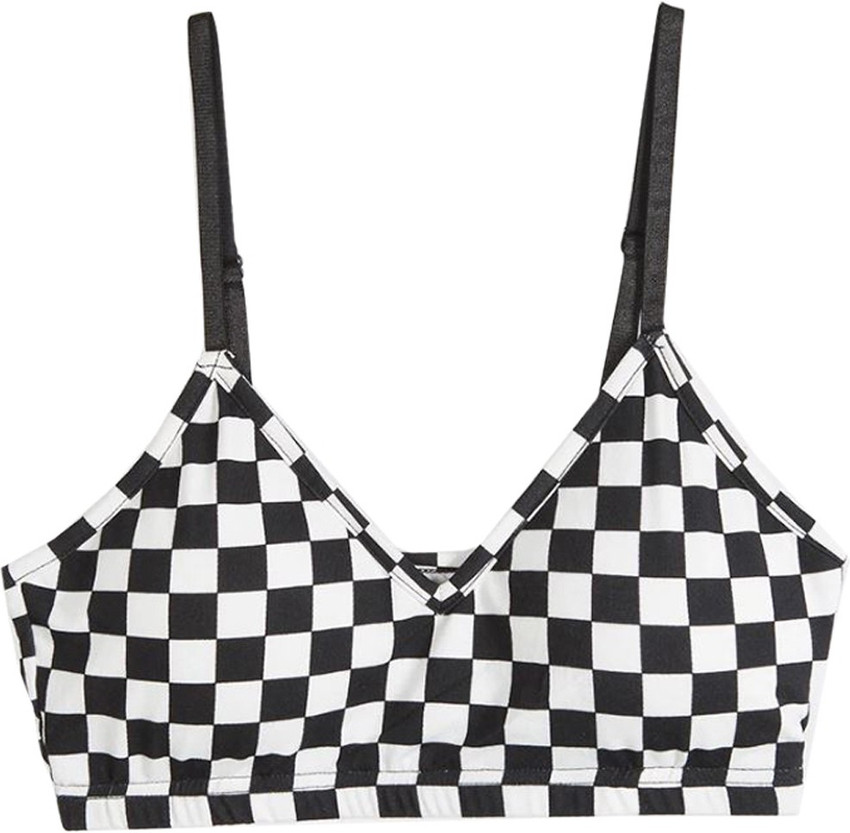 checkerboard bralette