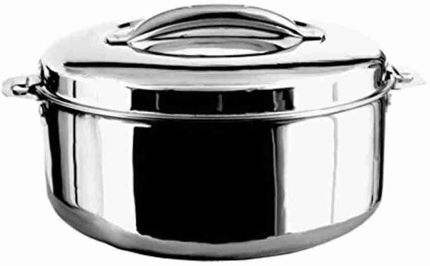 Buy CREDLY Stainless Steel + Plastic Casserole Hot Box With Lid, Set of 1,  1700 ml, Multicolour Online at Best Prices in India - JioMart.