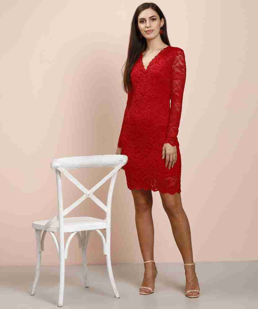 Vero moda best sale red dress