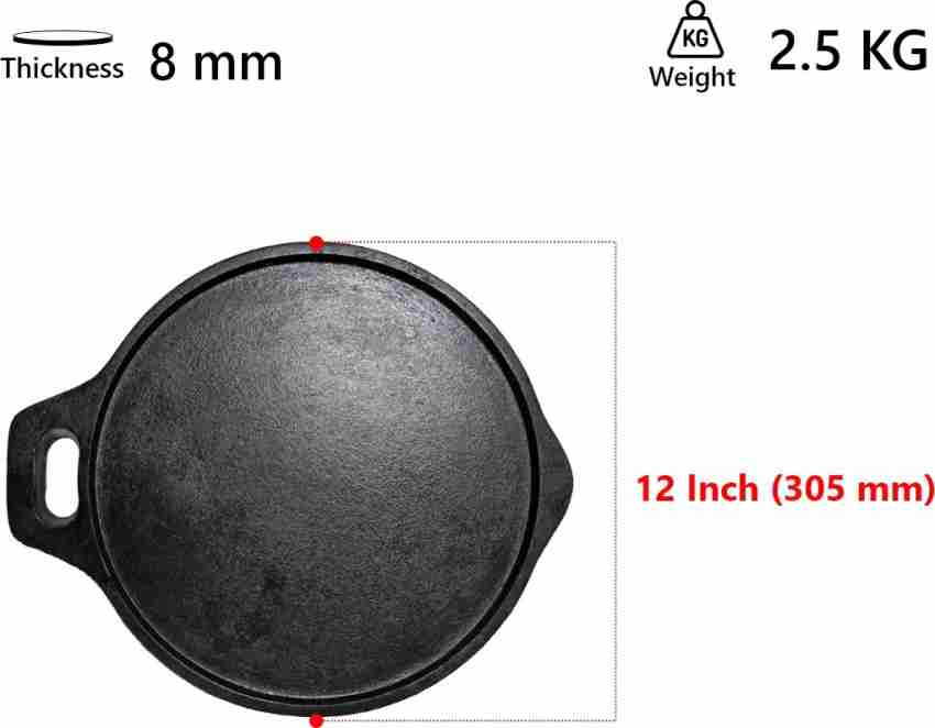 Bhagya Cast Iron Dosa tawa Tawa 35 cm diameter Price in India - Buy Bhagya Cast  Iron Dosa tawa Tawa 35 cm diameter online at