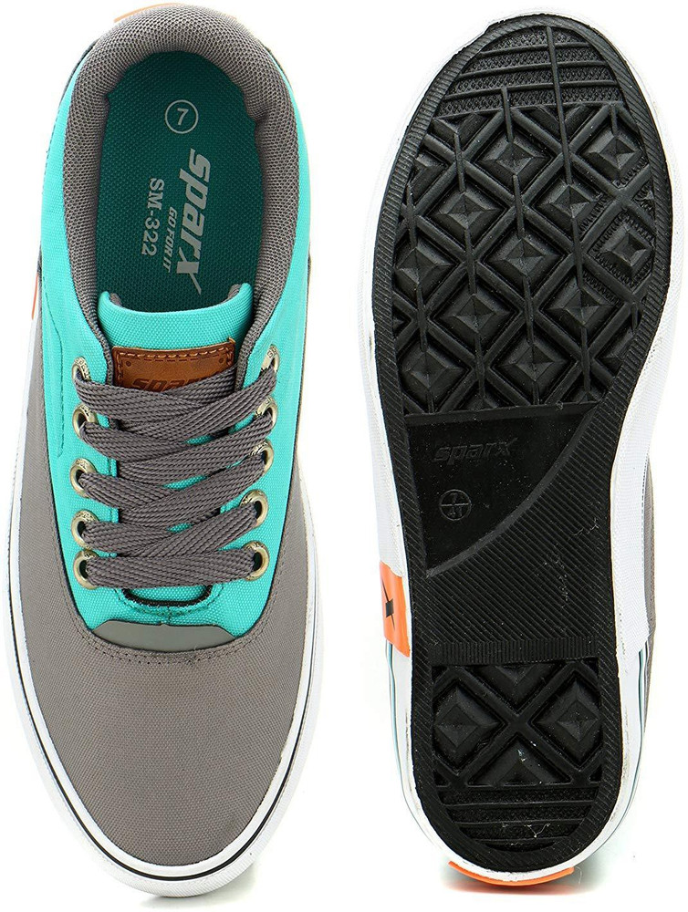 Mint and grey shoes store