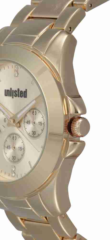 Unlisted hotsell gold watch