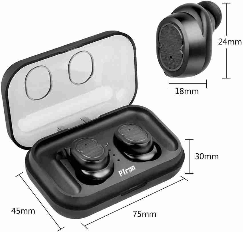 Ptron spunk sales true wireless earbuds