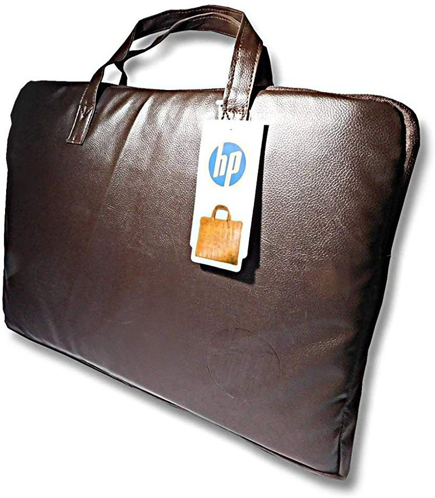 Hp laptop leather bag price 2025