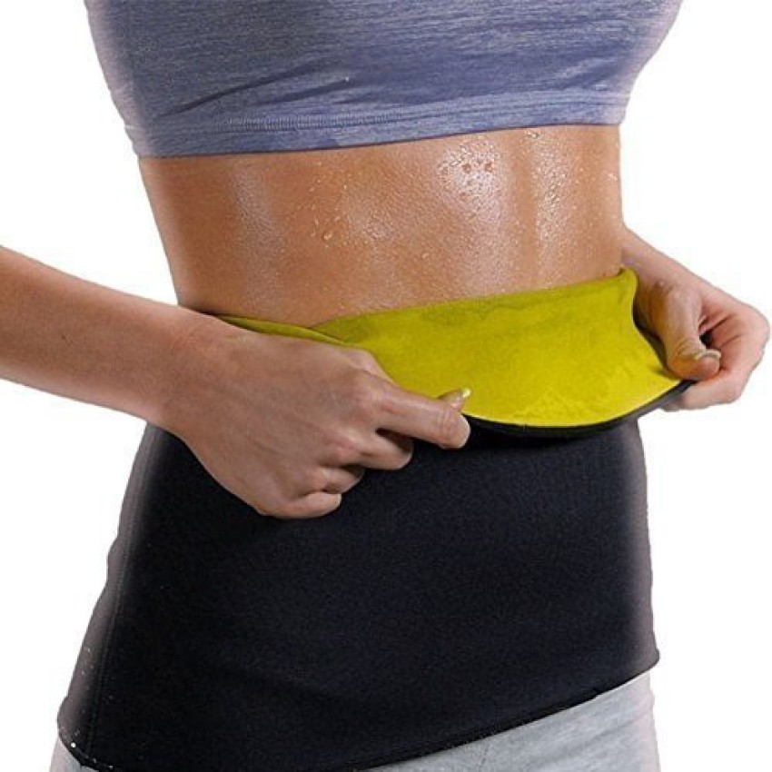  HOT SHAPERS Hot Belt for Women – Sweat Enhancing Neoprene Stomach  Shaper and Belly Fat Burner for a Slimmer & Trimmer Waist (Black, L) :  Sports & Outdoors