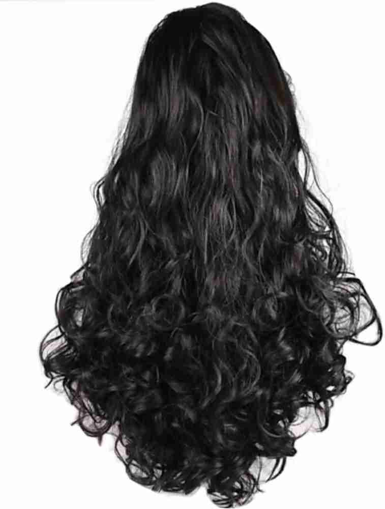 Alizz Lovely Curly half head wig for girls and women Hair