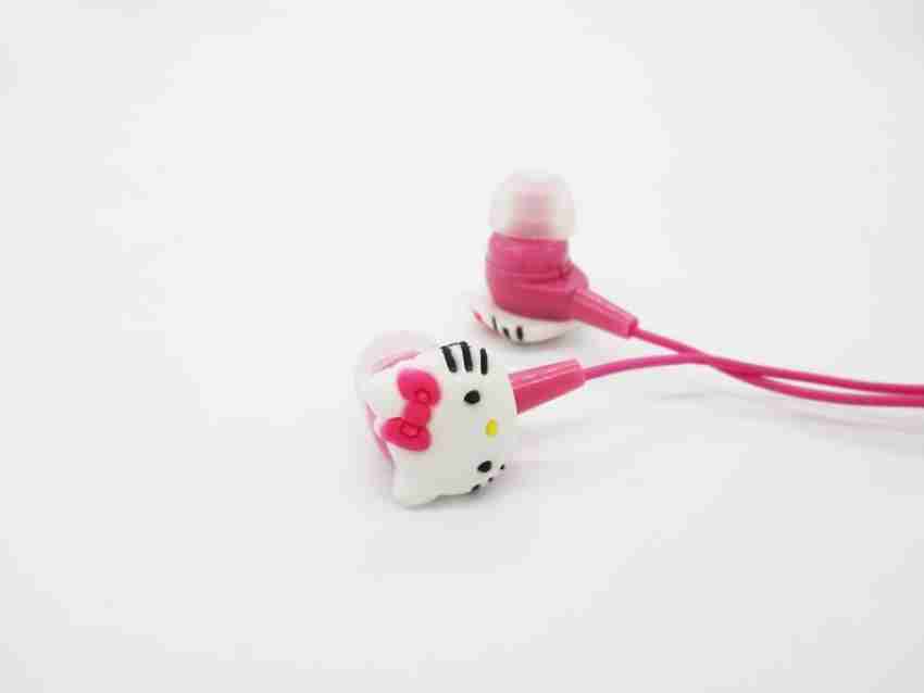 iBubble Hello Kitty earphones Pink In the Ear Wired Headset