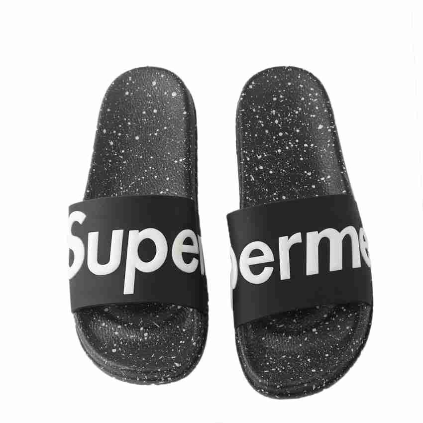 My Soul Men My Soul Supreme Dot Pattern Black Color Slider For Men