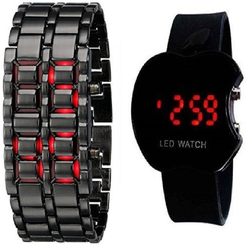 Men's digital watch 2024 square shape