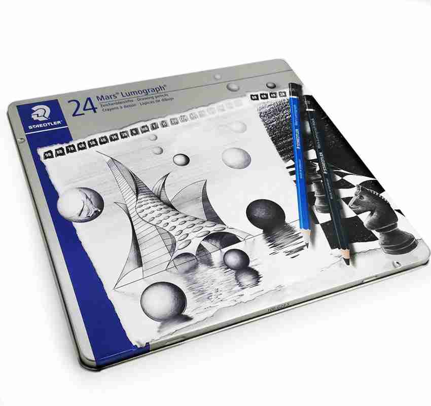 STAEDTLER Mars Lumograph Artist Pencil Set (100 G24