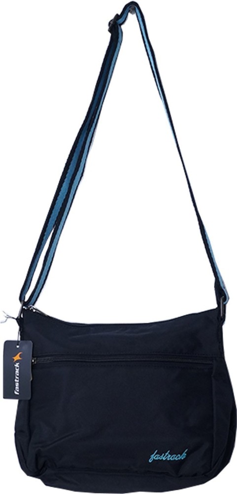 Fastrack Black Sling Bag A0567NBK01 Black Price in India Flipkart