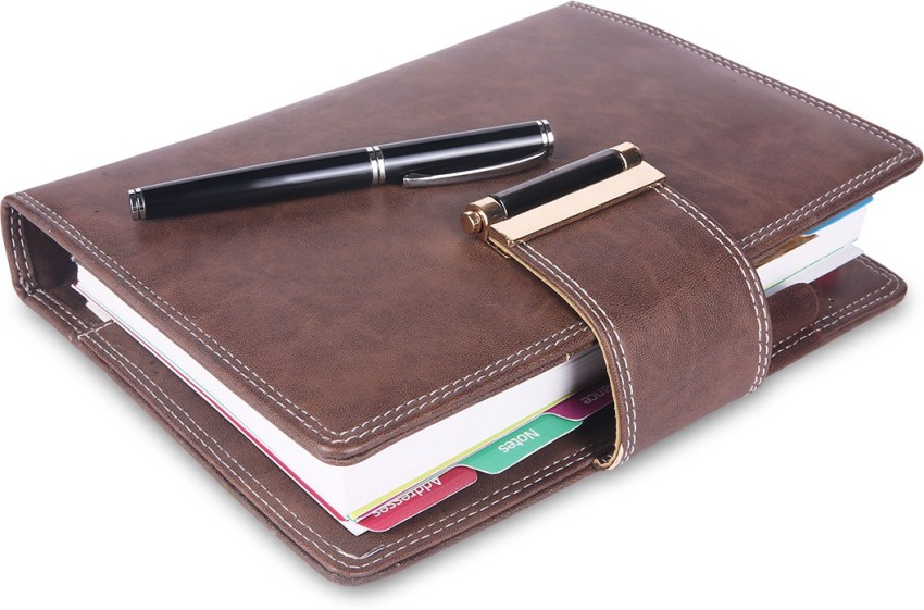 Large DESK AGENDA COVER Holders Memo Planner Men A5 Notebook Diary