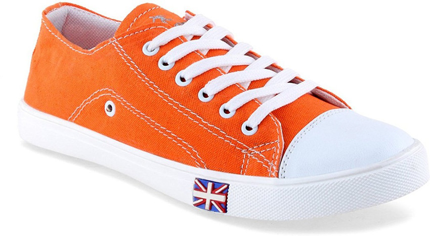 NYN Men s Orange Smart Canvas Casual Shoes Canvas Shoes For Men Buy NYN Men s Orange Smart Canvas Casual Shoes Canvas Shoes For Men Online at Best Price Shop Online for
