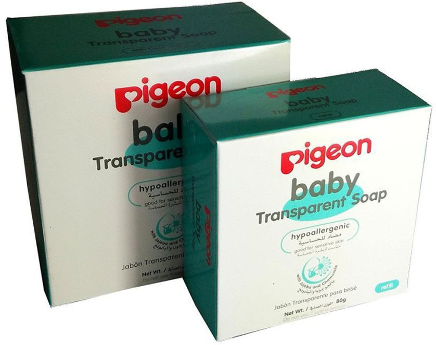 Pigeon transparent baby shop soap hypoallergenic