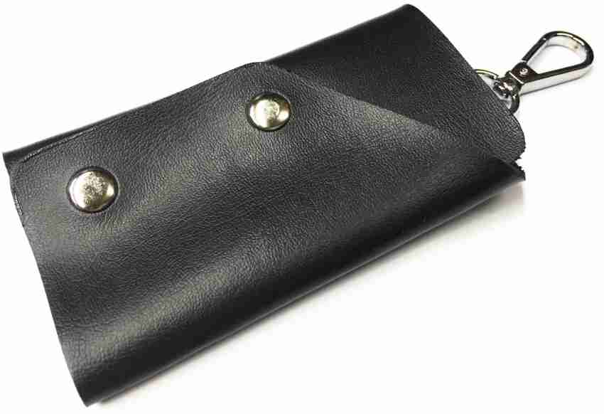 Canvas & Awl Genuine Leather Key Pouch Key Case With Belt Hook