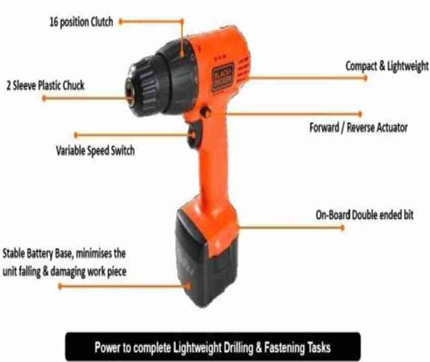 Black and decker best sale 9.6 volt drill
