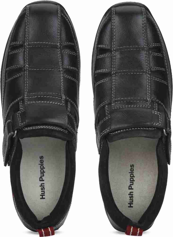 Hush puppies best sale black sandals