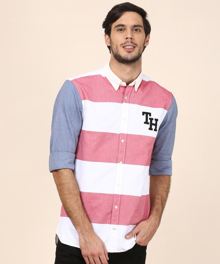 Tommy hilfiger best sale multicolor shirt