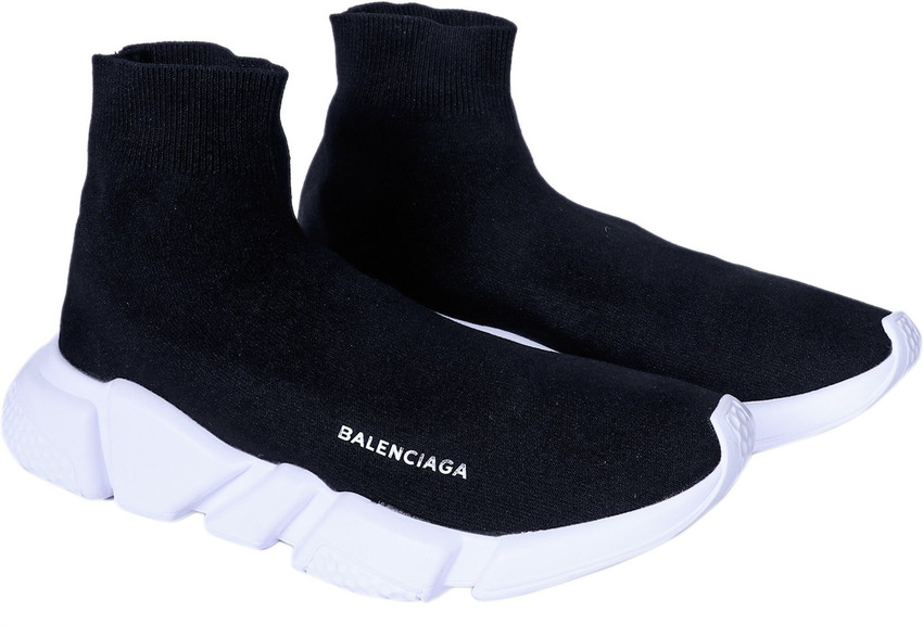 BALENCIAGA Speed Trainer Black White Walking Shoes For Men Buy BALENCIAGA Speed Trainer Black White Walking Shoes For Men Online at Best Price Shop Online for Footwears in India Flipkart