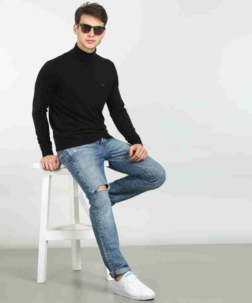 Men's black clearance tommy hilfiger jumper