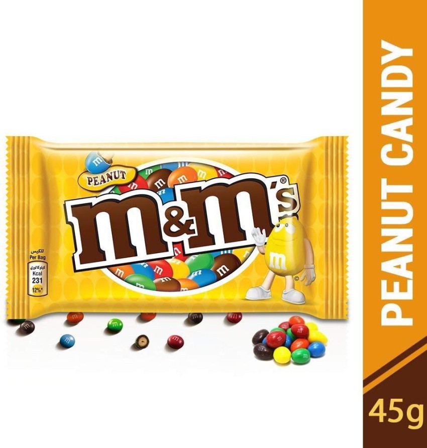 M&M'S Peanut Chocolate Bags 24 x 45g Original