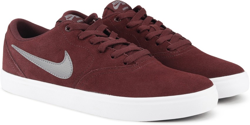 Nike sb hot sale check solar burgundy