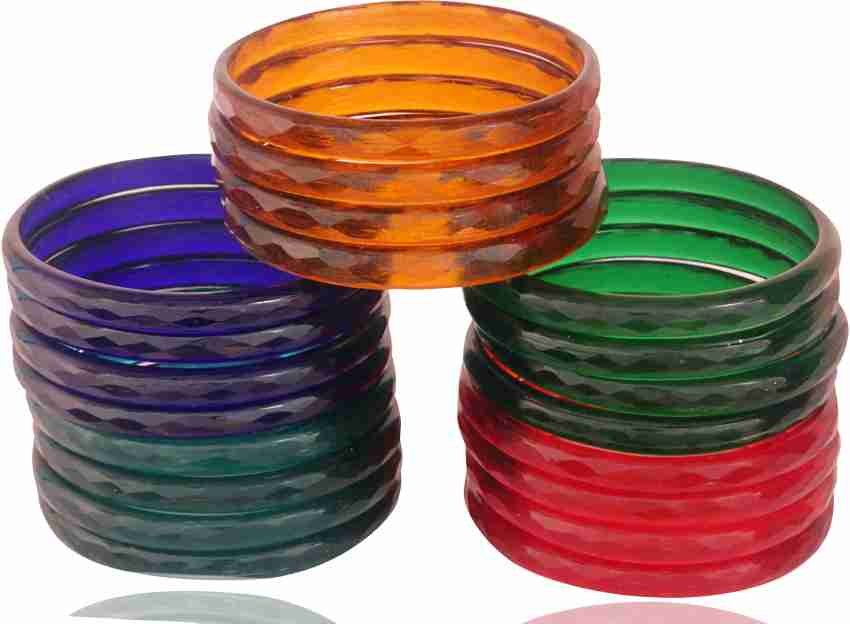 Thick glass bangles on sale online