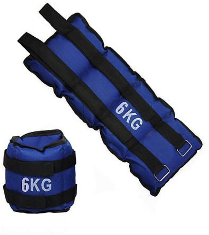 ROYAL GYM BEST QUALITY ANKLE WEIGHT FOR WRIST LEGS 6KG EACH Blue 12 kg Blue Ankle Wrist Weight Buy ROYAL GYM BEST QUALITY ANKLE WEIGHT FOR WRIST LEGS