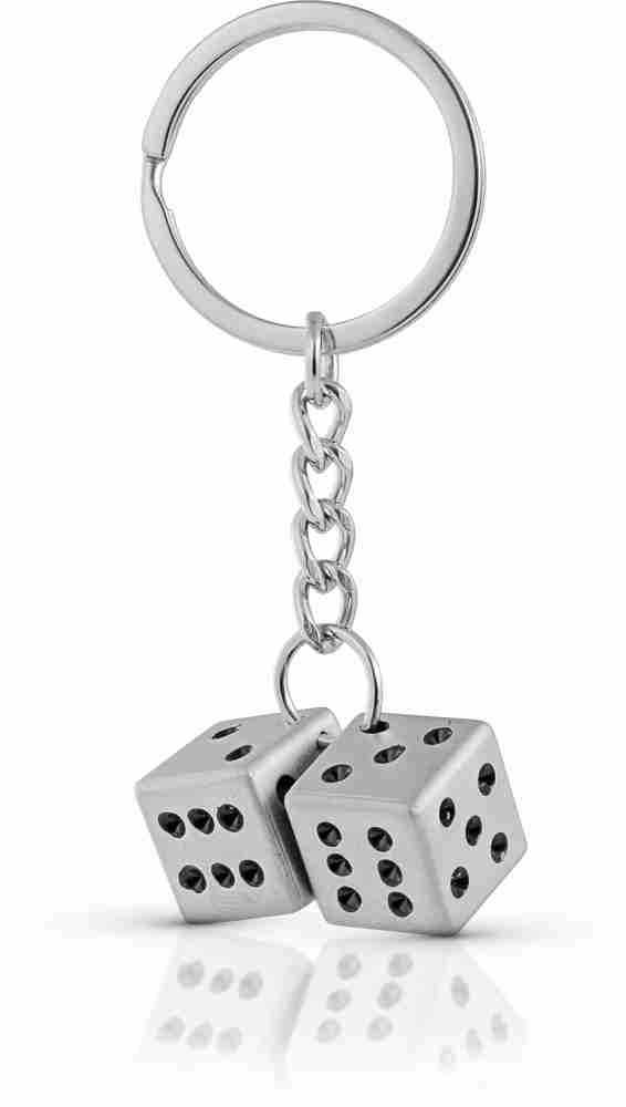 Dice keychain on sale