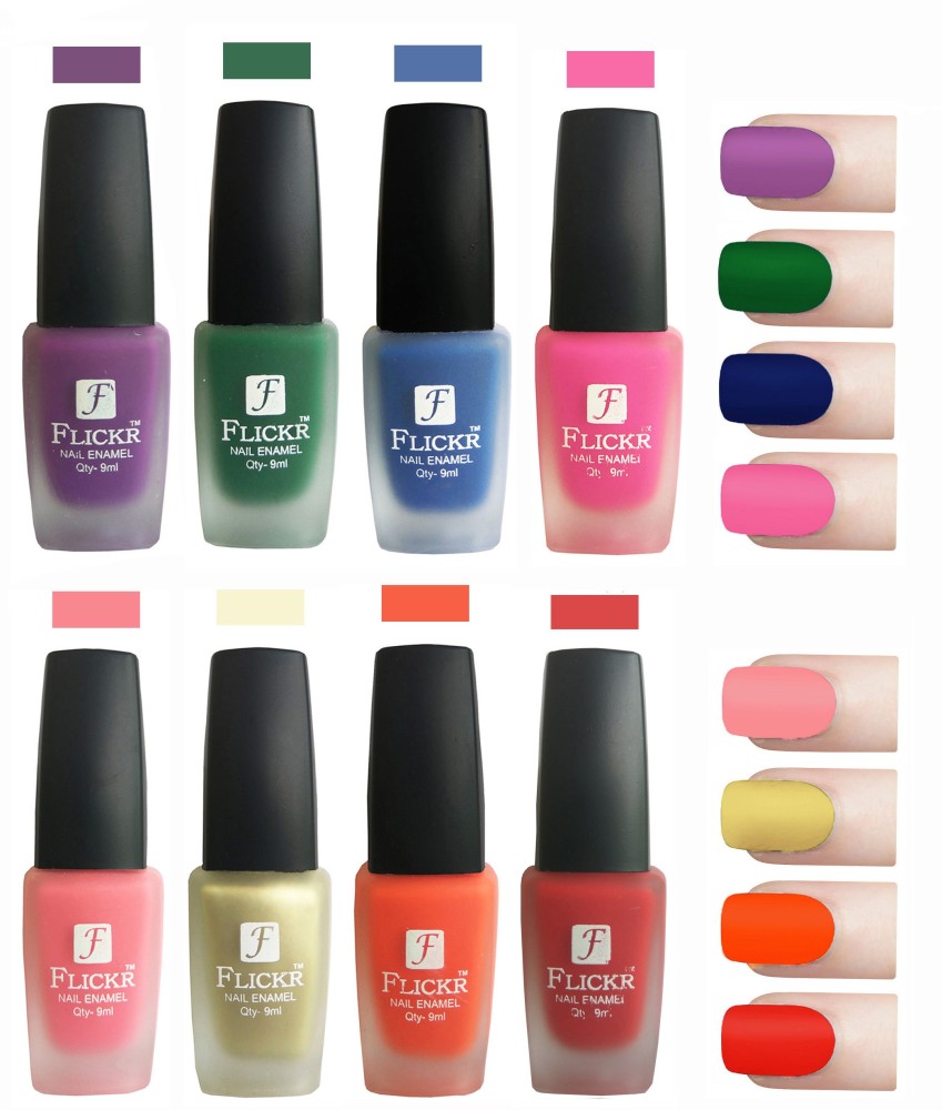 Fashion Bar Rich Matte Creamy Nail Polish pack of 10 combo set Multicolor -  Price in India, Buy Fashion Bar Rich Matte Creamy Nail Polish pack of 10  combo set Multicolor Online