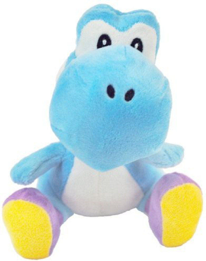 Super Mario Brothers Wii 6 Plush Wave 1 Light Blue Yoshi Plush