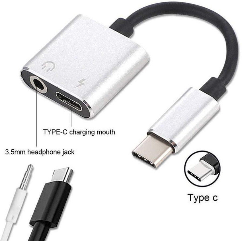 Usb c to sales audio and charge