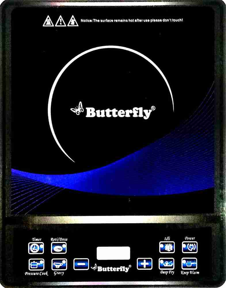 Butterfly 1600 W Induction Cooktop Push Button Buy Butterfly 1600 W Induction Cooktop Push Button Online at best price in India Flipkart