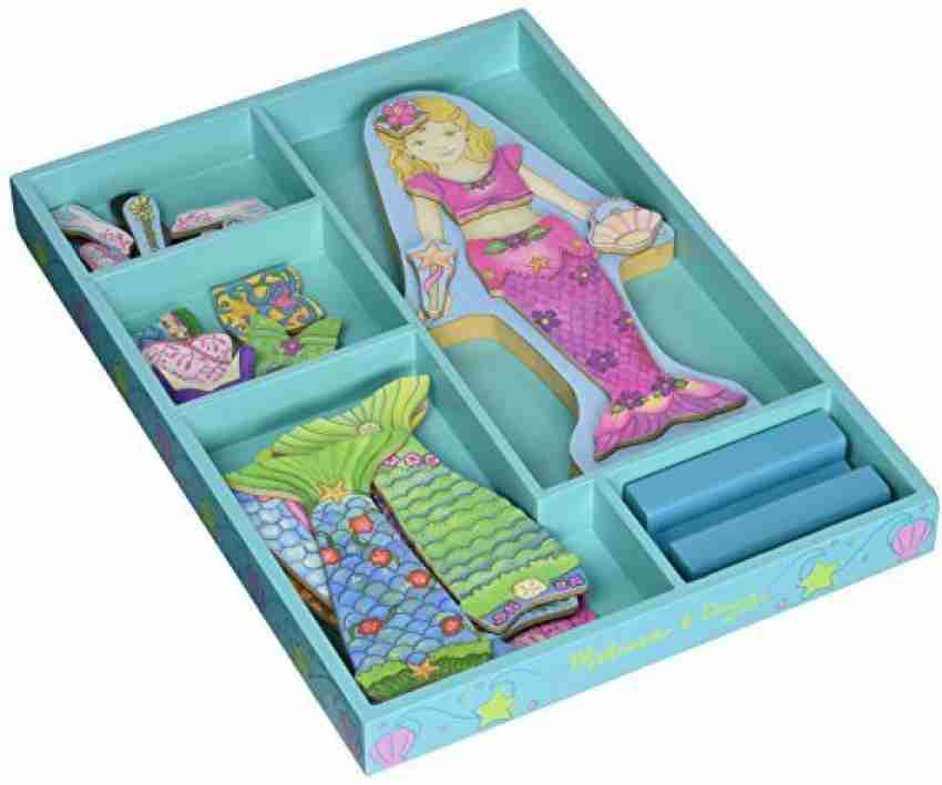 MELISSA DOUG Merry Mermaid Wooden Dress Up Doll And Stand 33 Magnetic Accessories Merry Mermaid Wooden Dress Up Doll And Stand 33 Magnetic Accessories shop for MELISSA DOUG