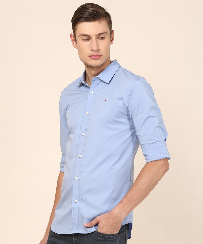 blue hilfiger shirt