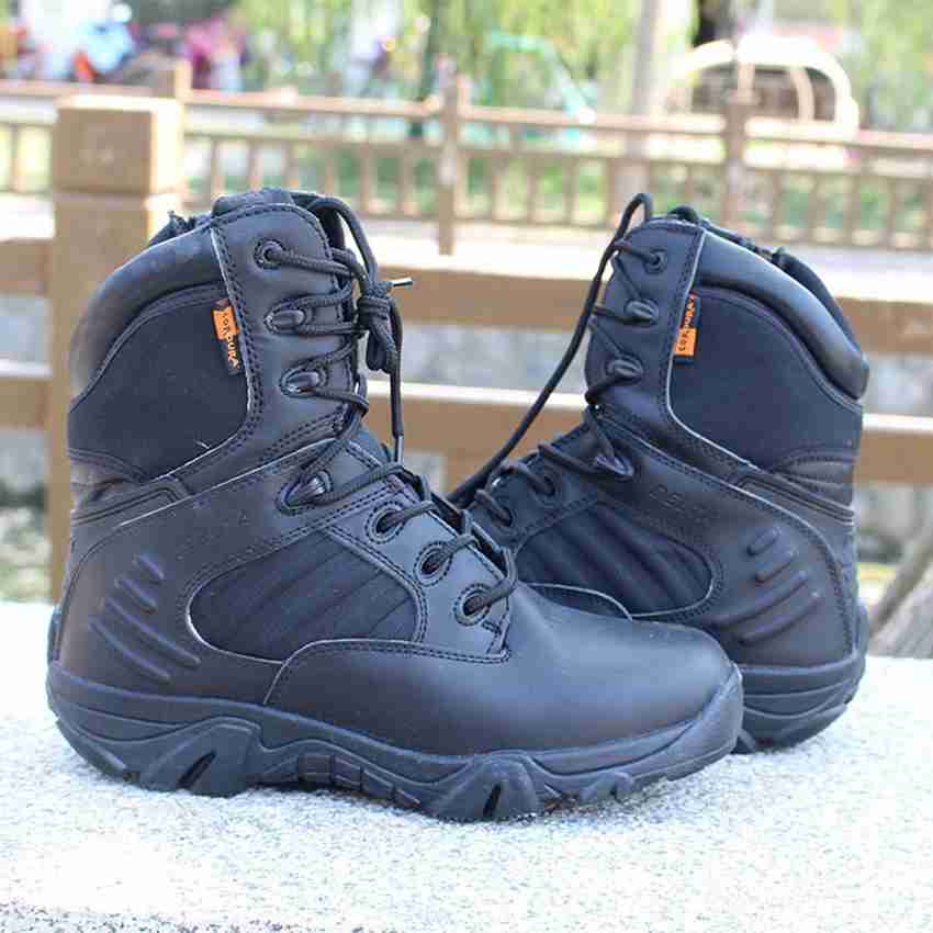 Black tactical boots online mens