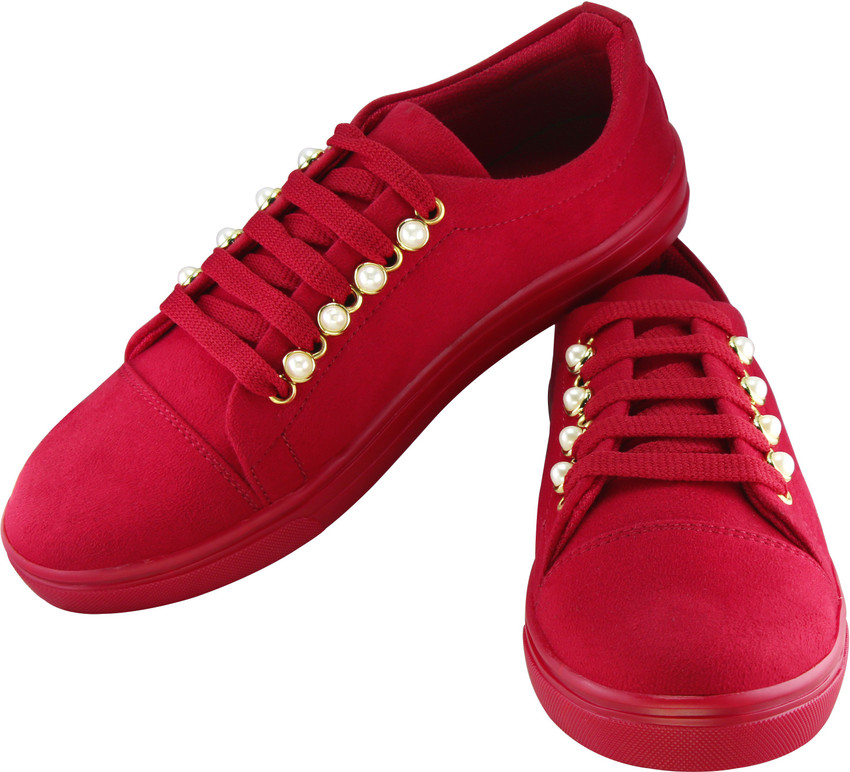 Flipkart red shoes new arrivals